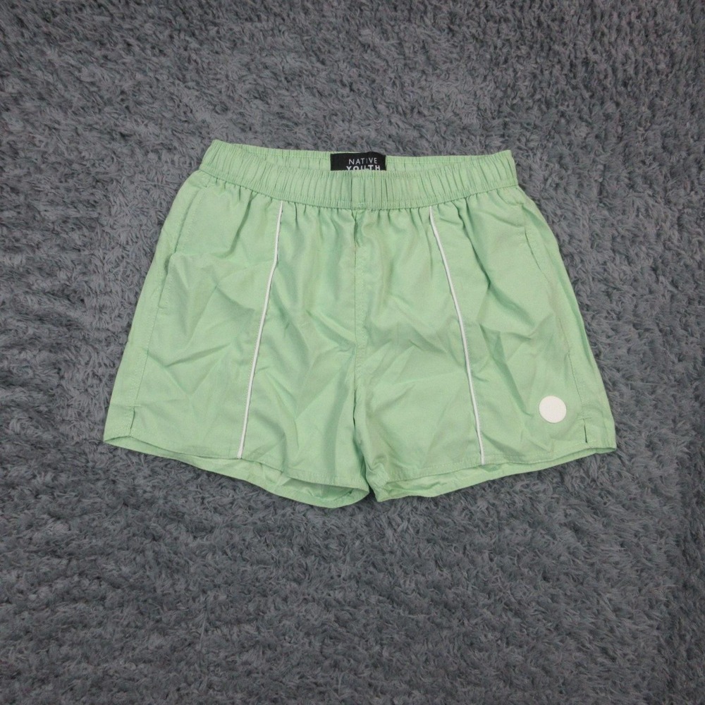 Native Youth Shorts Mens 32 Mint Green Swim Trunks Mesh Lined 28x3.5 NWT